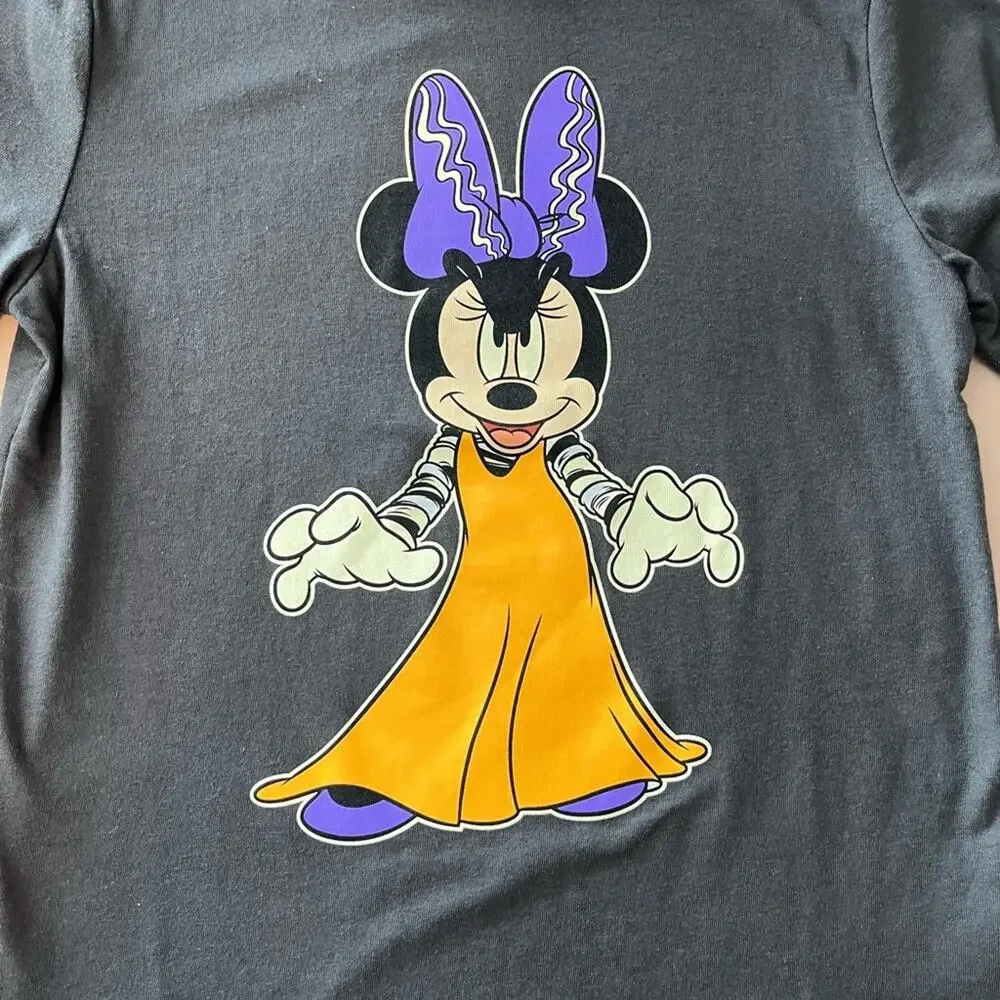 NWT Old Navy Girls Bride of Frankenstein Minnie Mouse Graphic Tee Size Medium